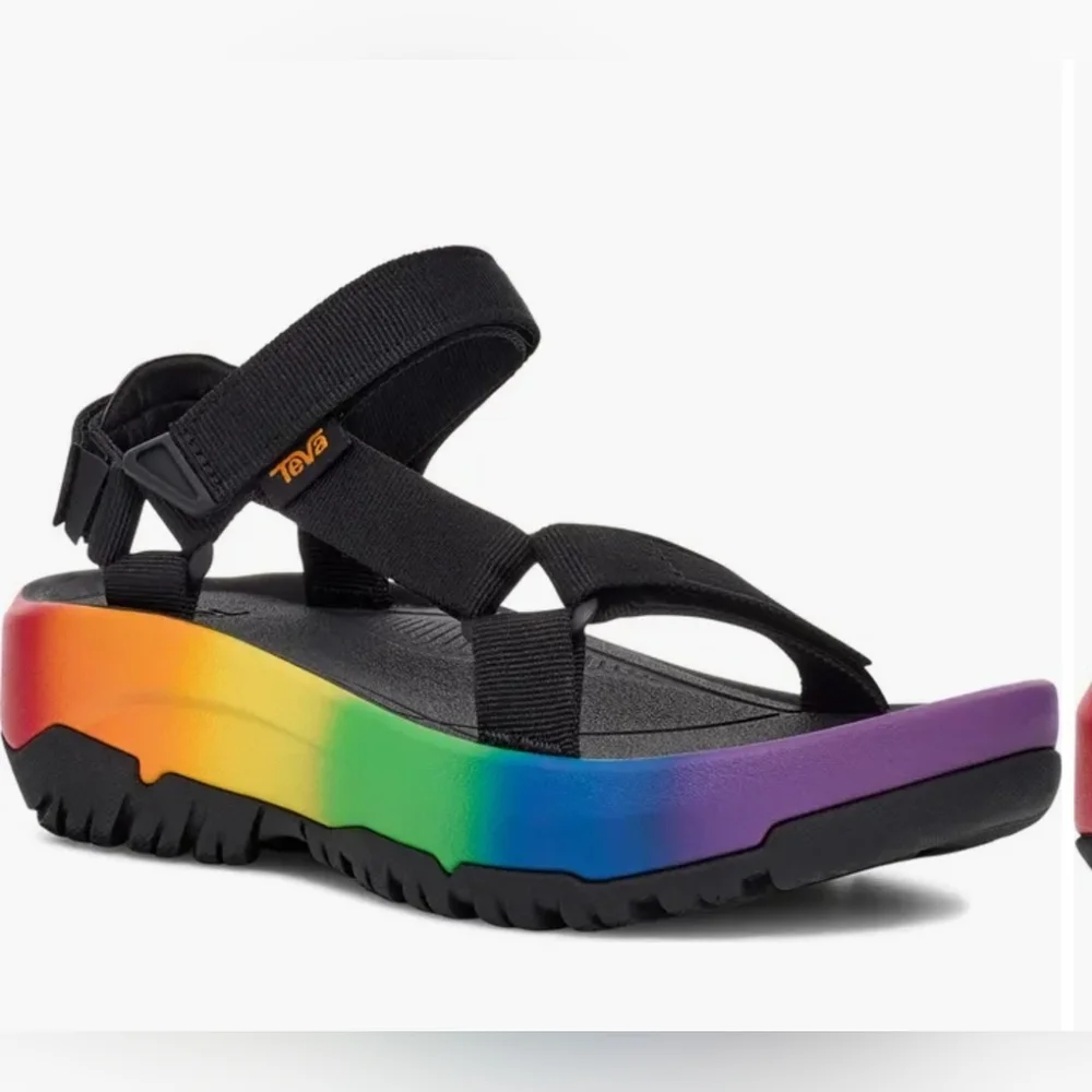 Teva Women's Hurricane XLT2 Ampsole Rainbow Sandals 10 - Picture 1 of 8